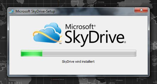 SkyDrive-Installation