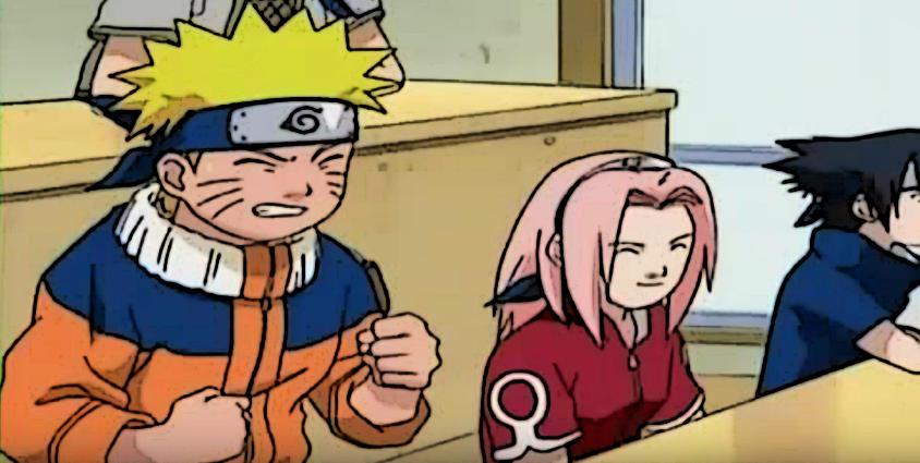 Naruto Uzumaki, Sakura Haruno und Sasuke Uchiha