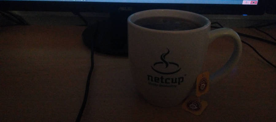 Netcup-Tasse aus Adventskalender